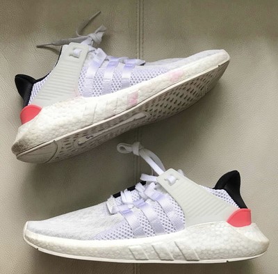 adidas eqt support 93/17 rosse pelle